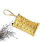 Block Print Golden Hand Clutch - Jali