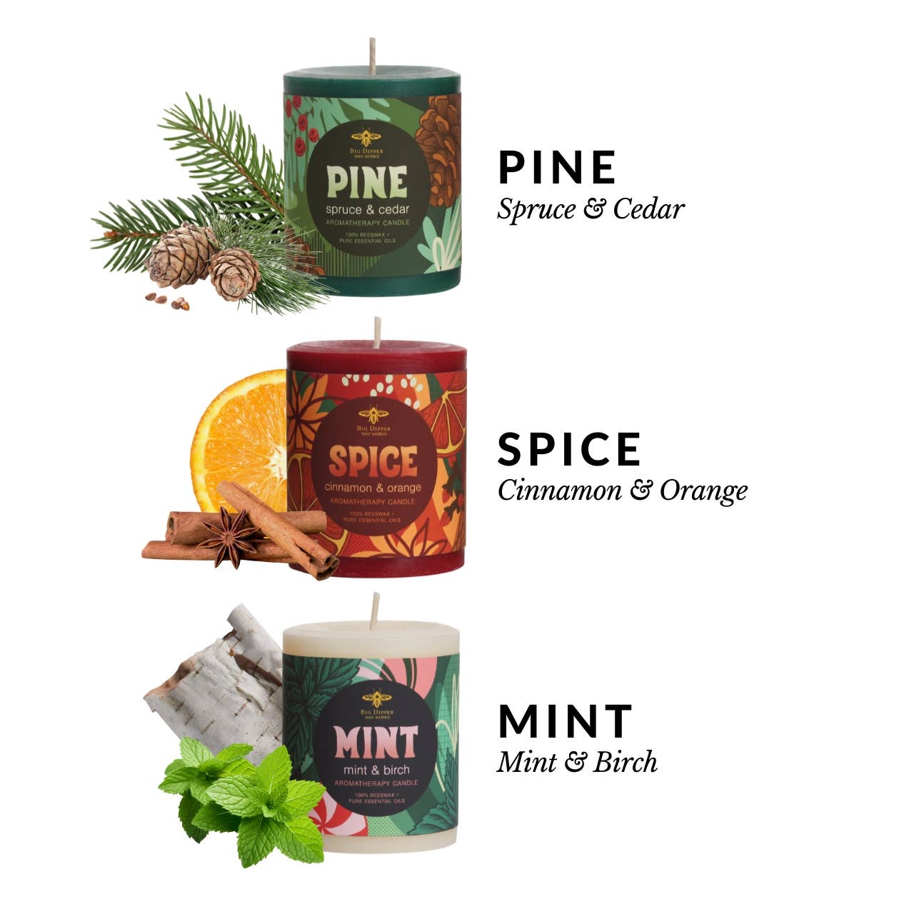 Pillar Candles – Holiday Collection