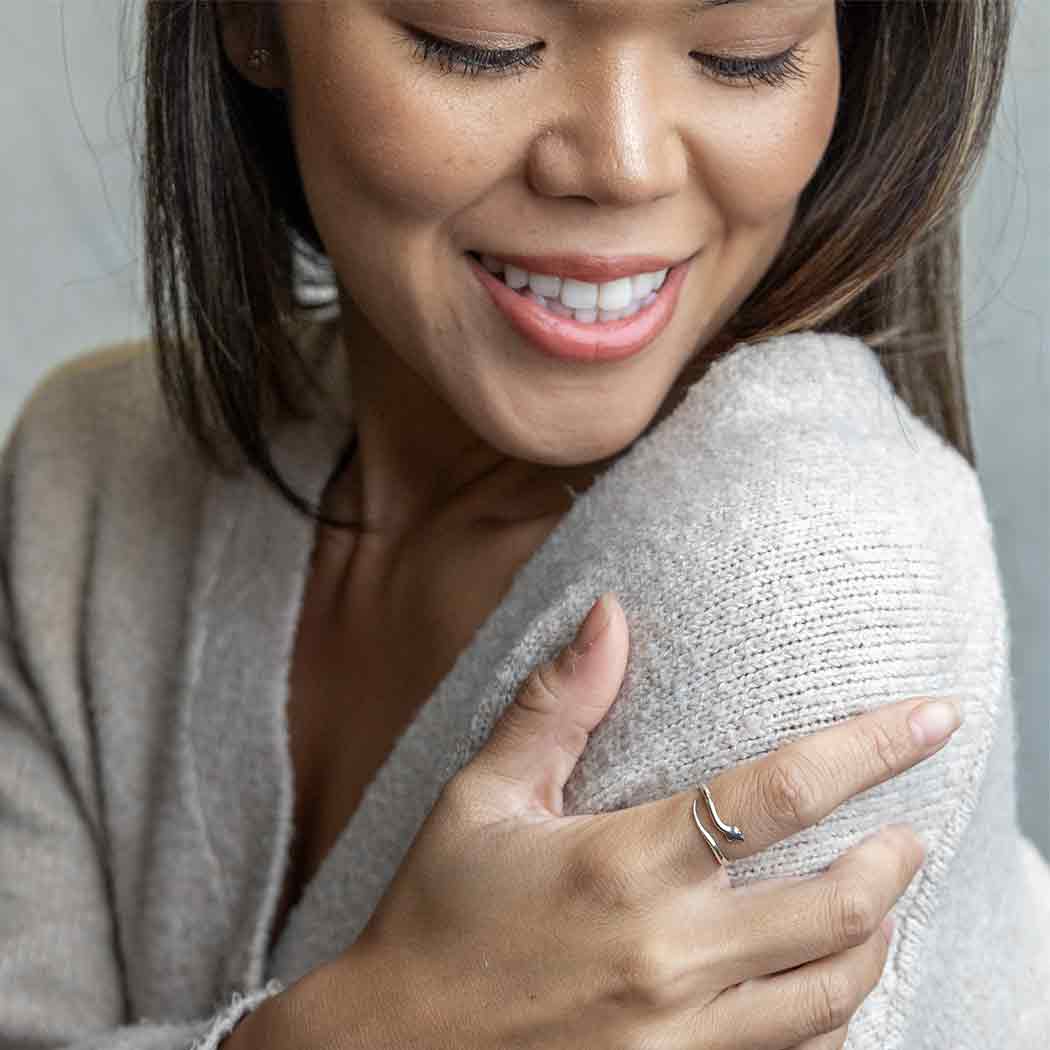 Sterling Silver Snake Ring