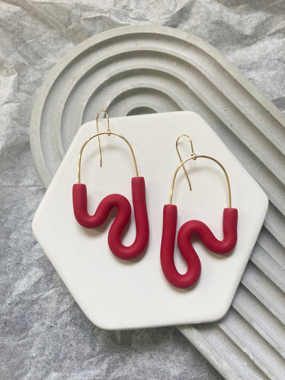 Squiggle Earrings