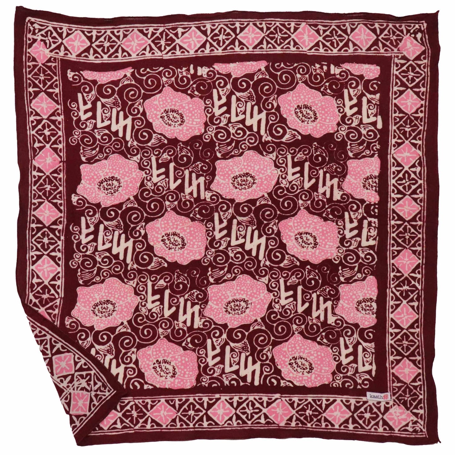Pink Corpse Flower Giant Padma Batik Bandana