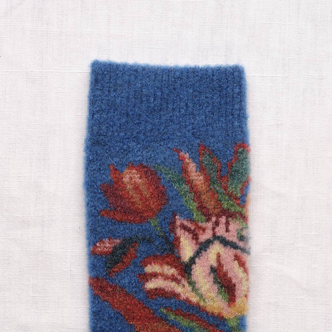 Wool Blend Mousse Bouquet Socks