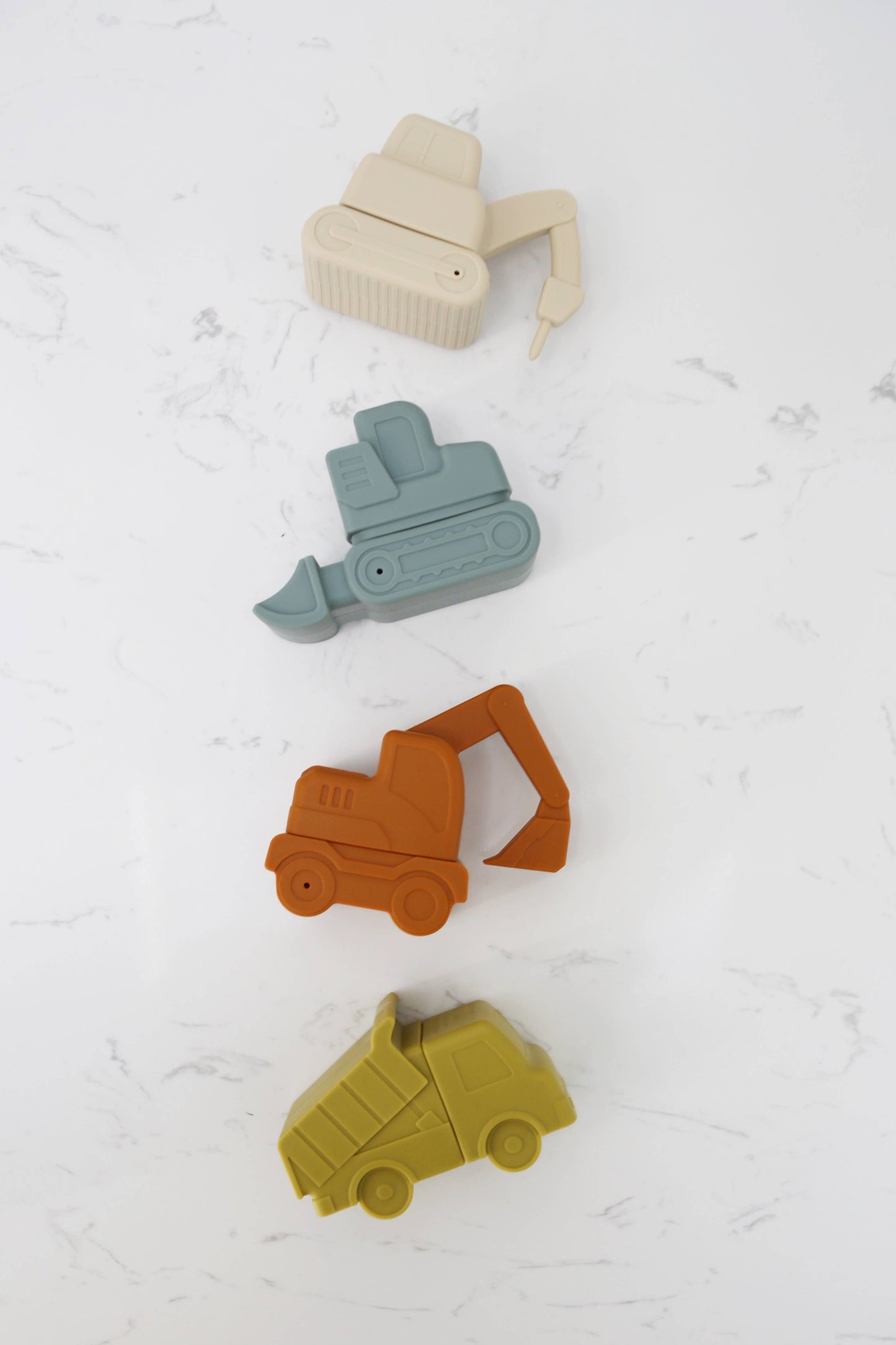 Construction Silicone Bath Toy Set 
