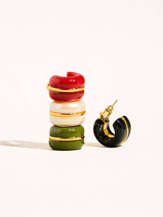 Arlo 18K Gold Small C Earring