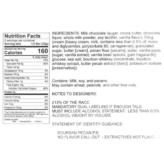 Bourbon Pecan Pie Chocolate Bar