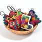 Hand Embroidered Christmas Holiday Ornaments from Guatemala