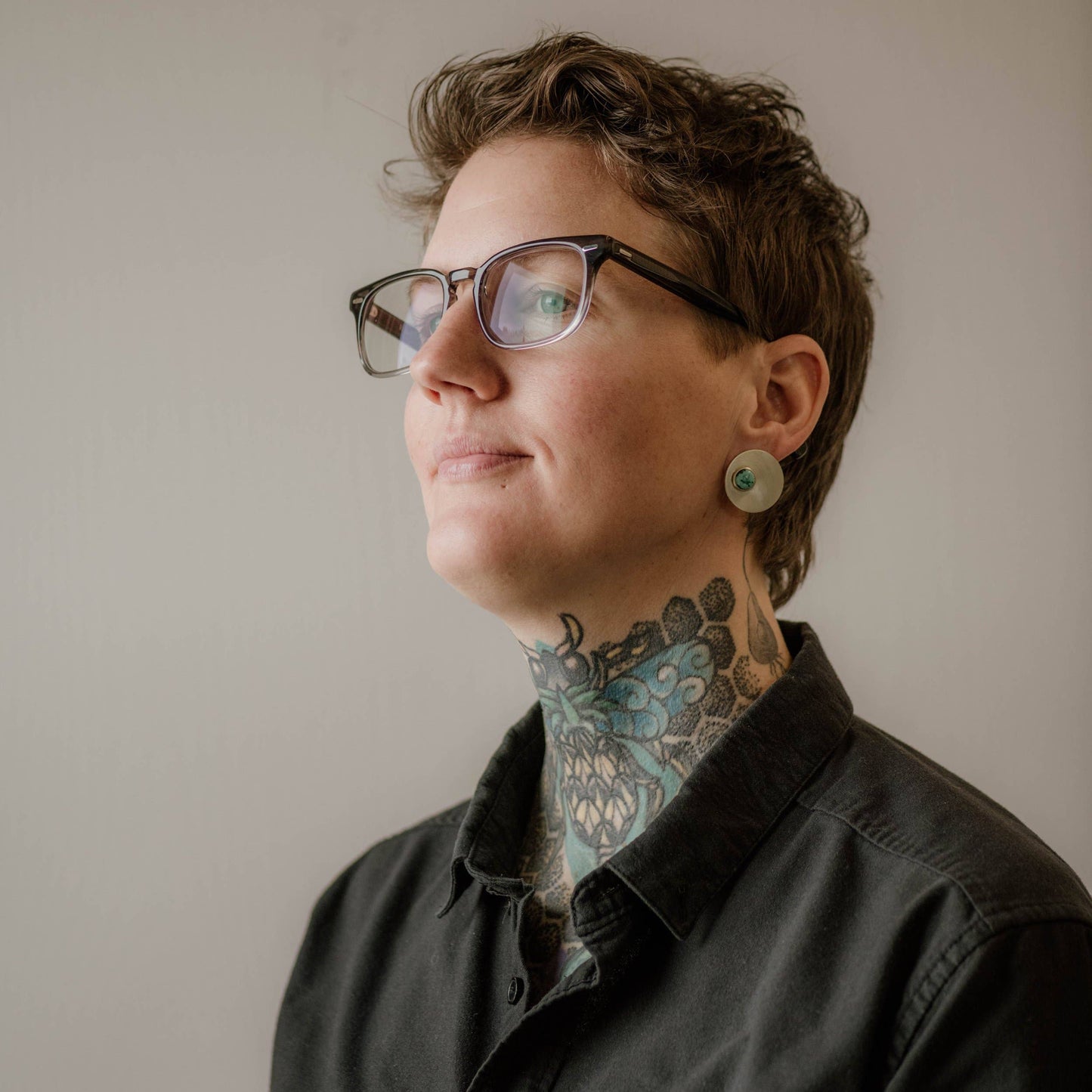 Orb Studs // Turquoise