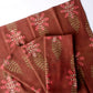 Dabu Block Print Napkins in Terracotta (Set of 4) - Flower