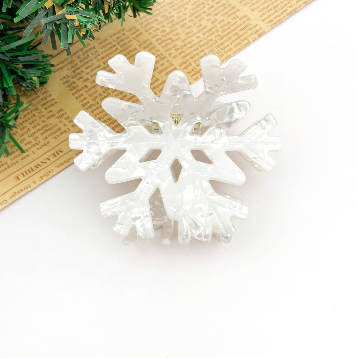Snowflake Hair Claw