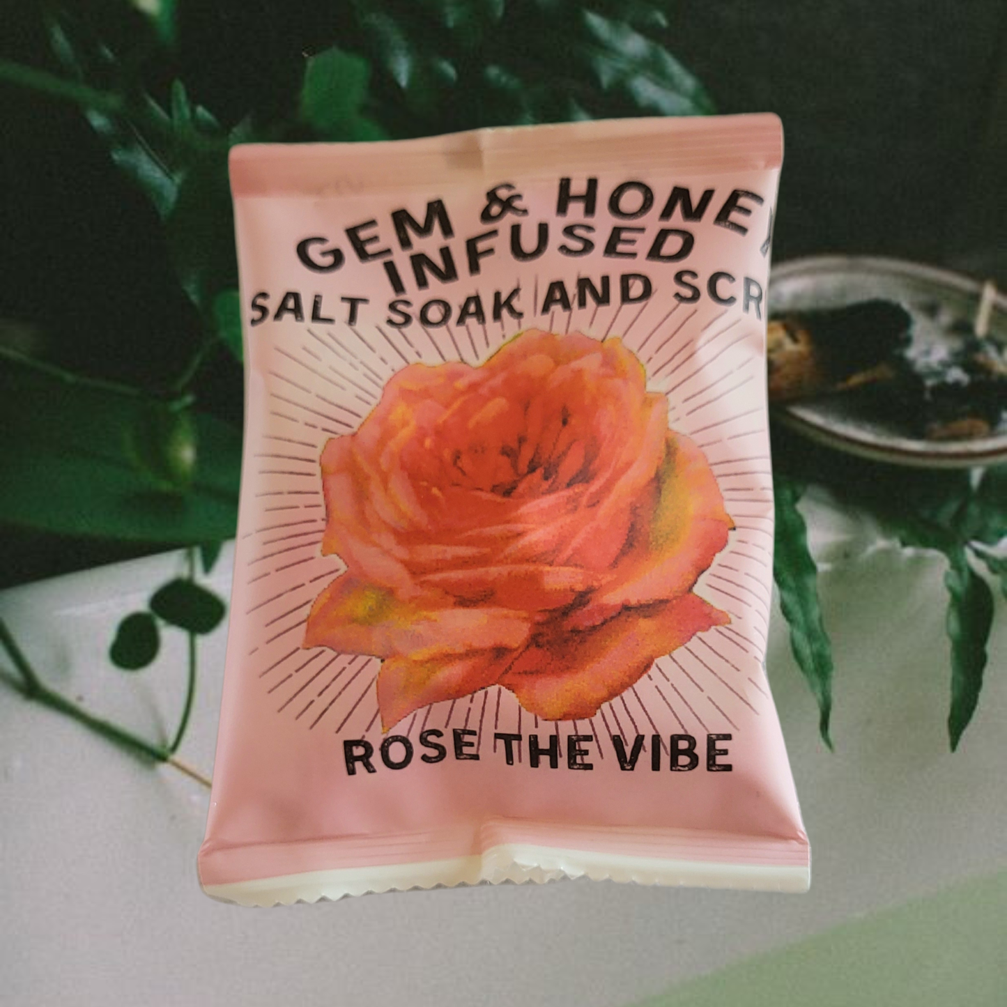 Rose the Vibe Bath Soak or Body Scrub