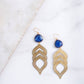 Lapis Leaf Earrings