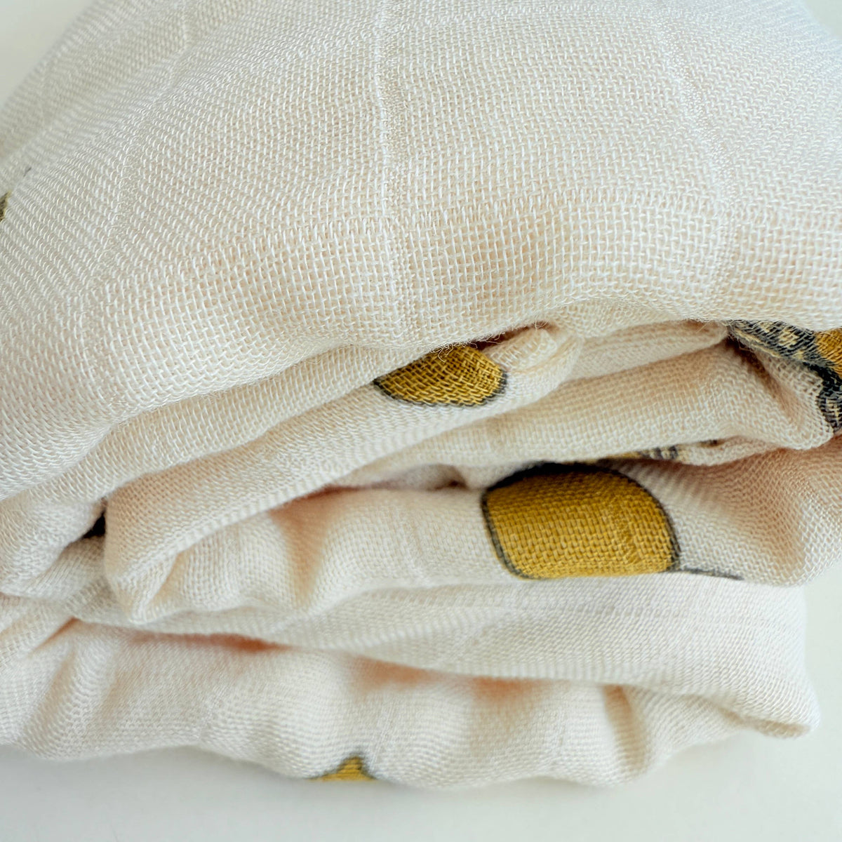 Bamboo Muslin Baby Blanket (Lemons)