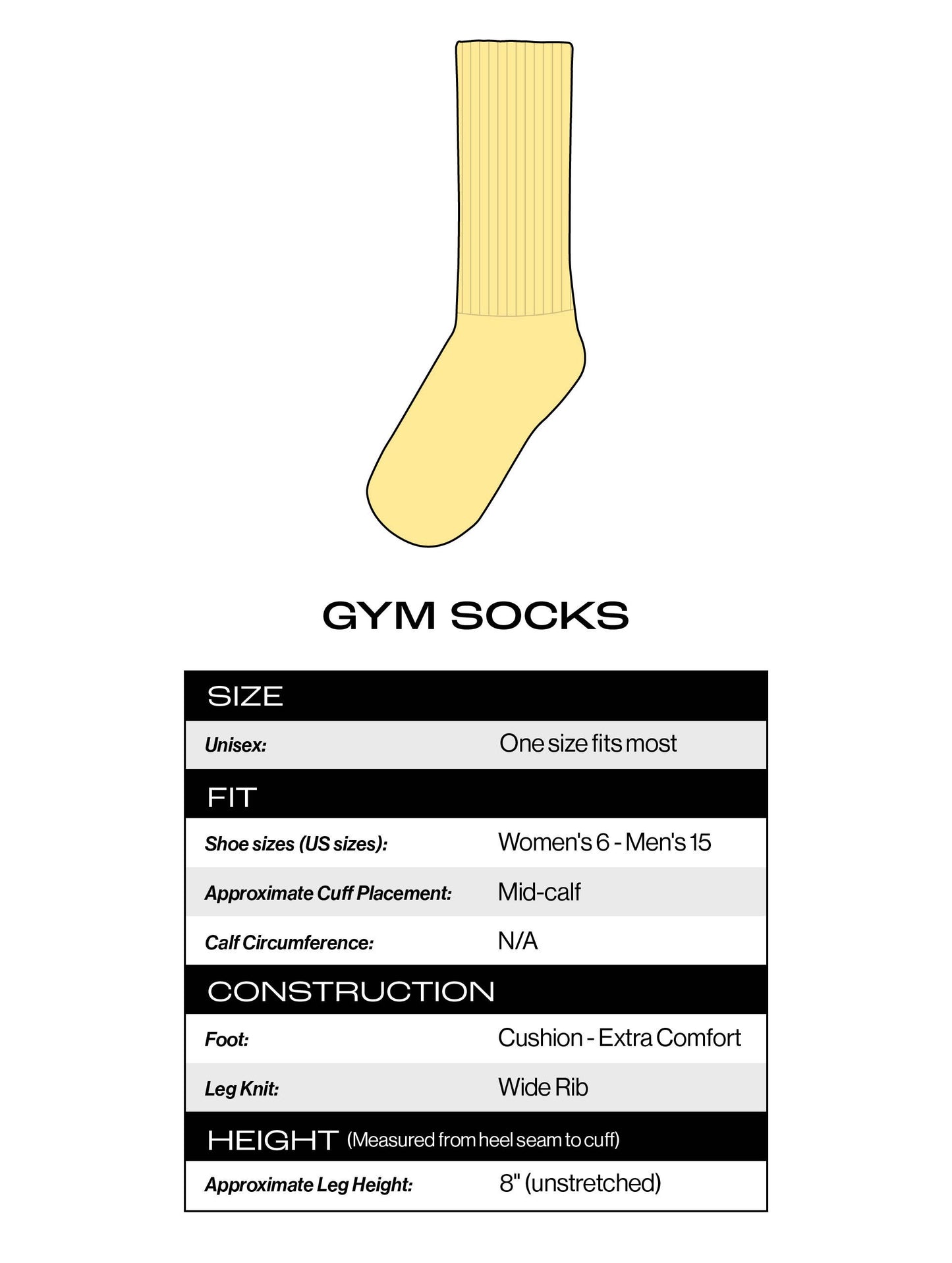 Rad Dad Gym Crew Socks