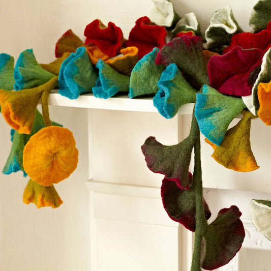 Handcrafted Felt Flower Garlands