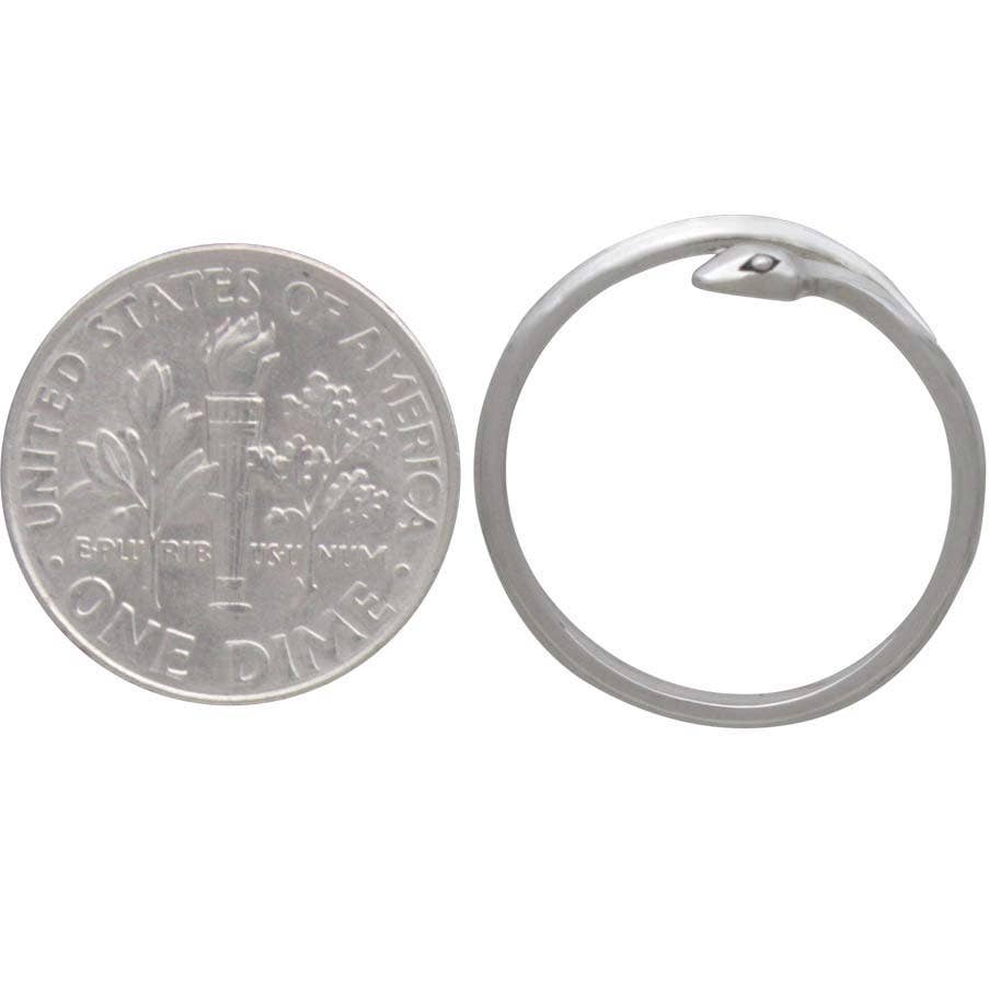 Sterling Silver Snake Ring