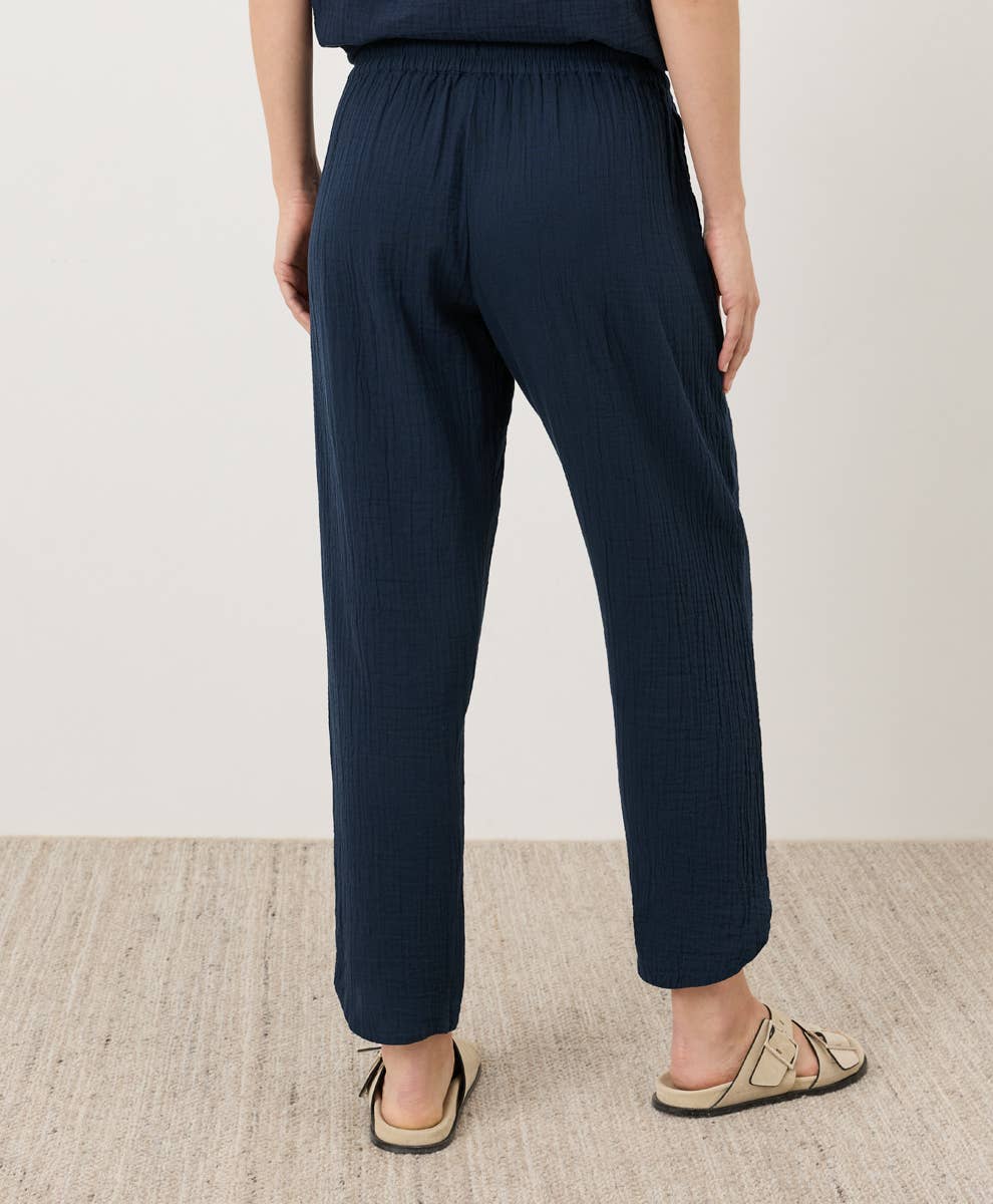 Coastal Double Gauze Tapered Pant
