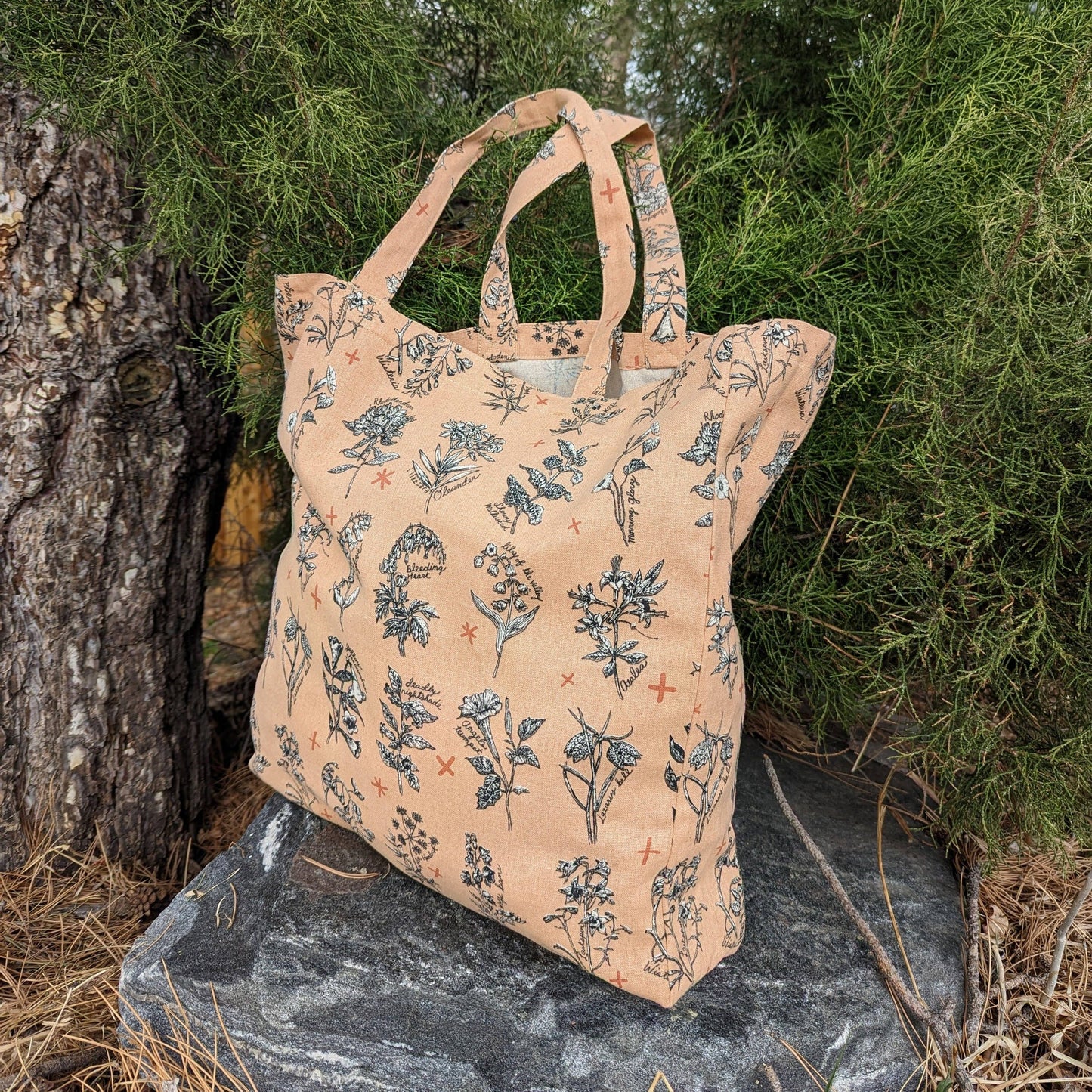Fatal Florals Tote Bag