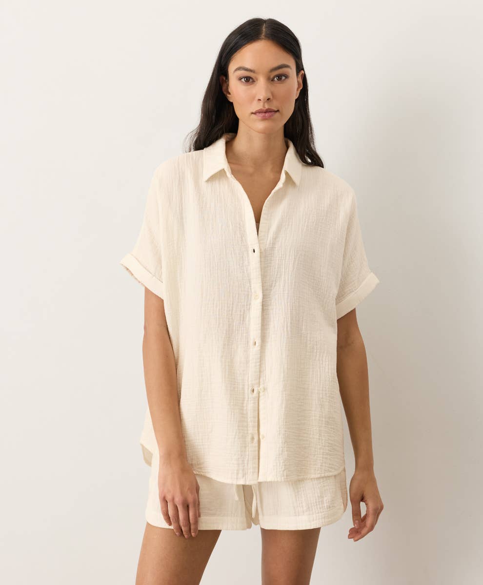 Coastal Double Gauze Relaxed Shirt
