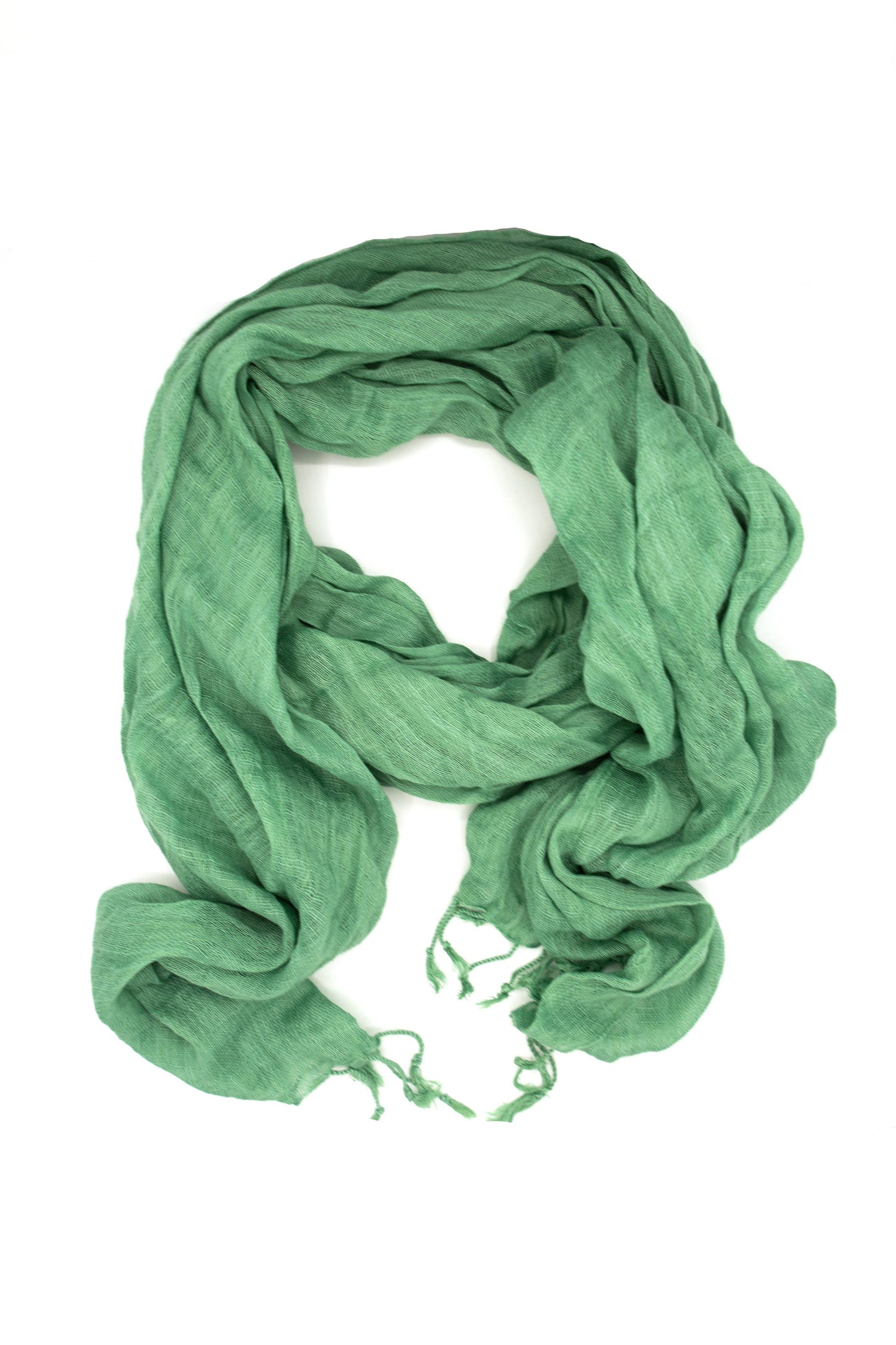 Woven Simplicity Scarf - Jade