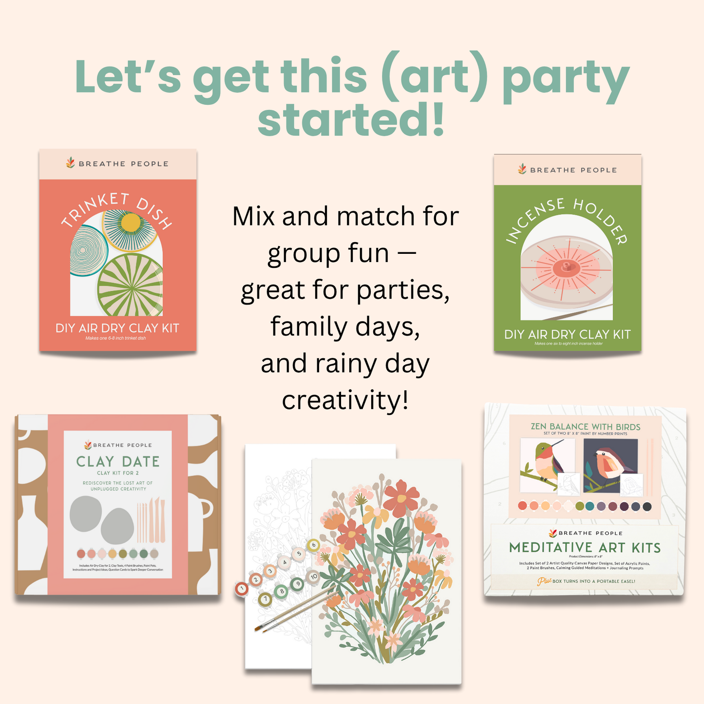 DIY Air Dry Clay Kit- Wish Bell