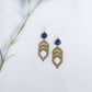 Lapis Leaf Earrings