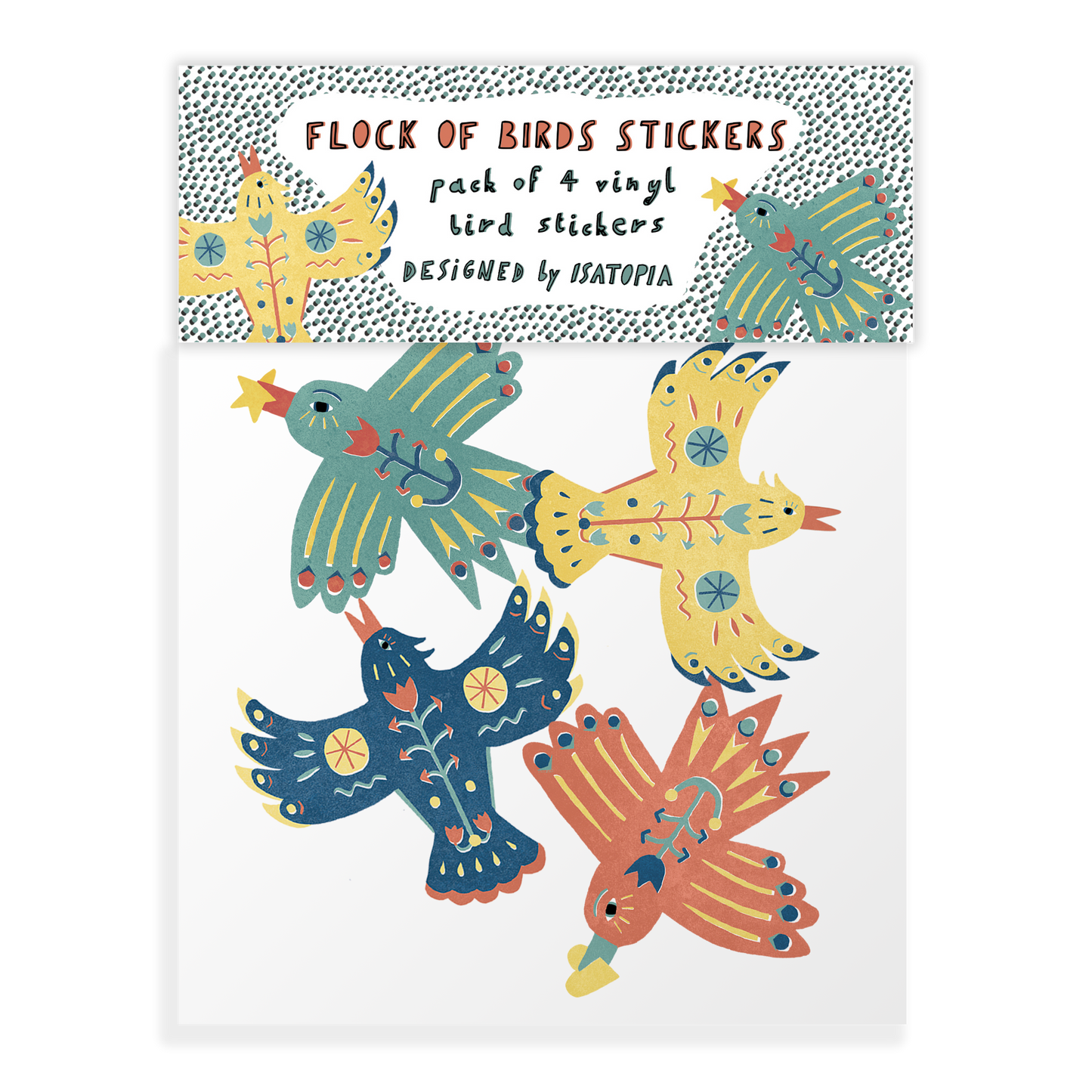 Flock of Birds Stickers Pack