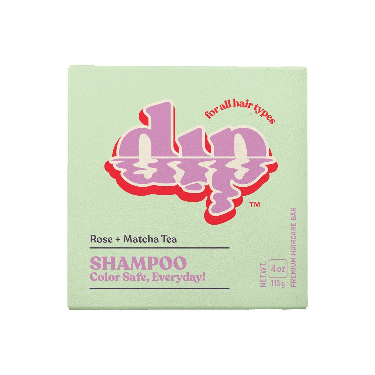 Dip Shampoo Bar: Rose & Matcha Tea