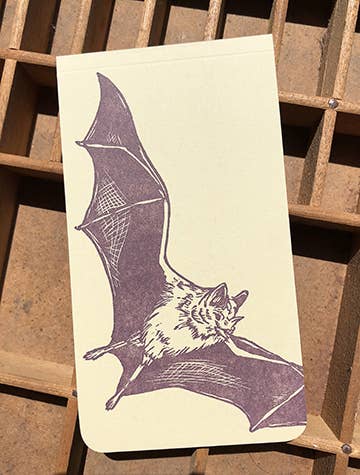 Brown bat jotter notepad