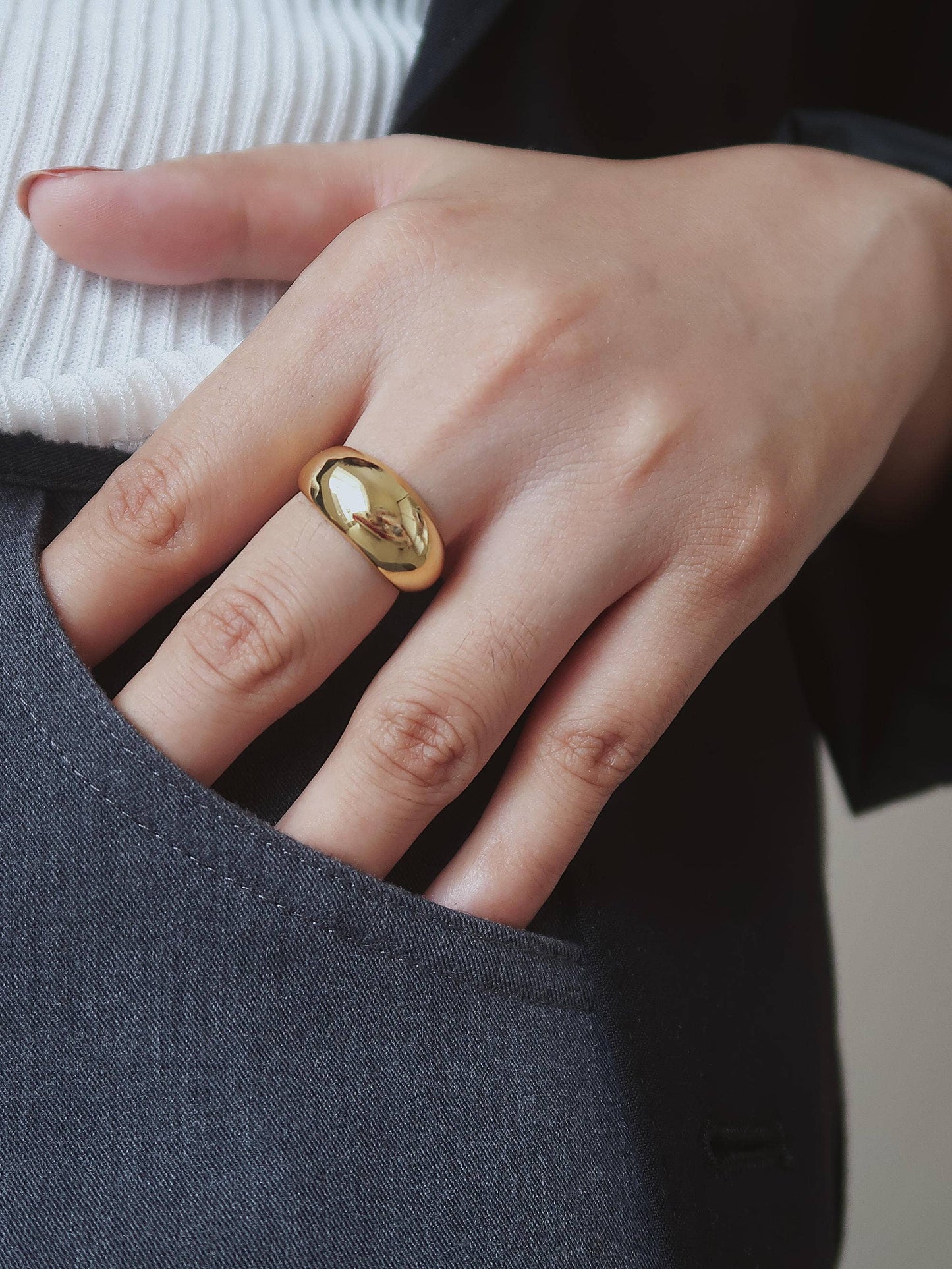 Roscoe Chunky Dome Statement Ring