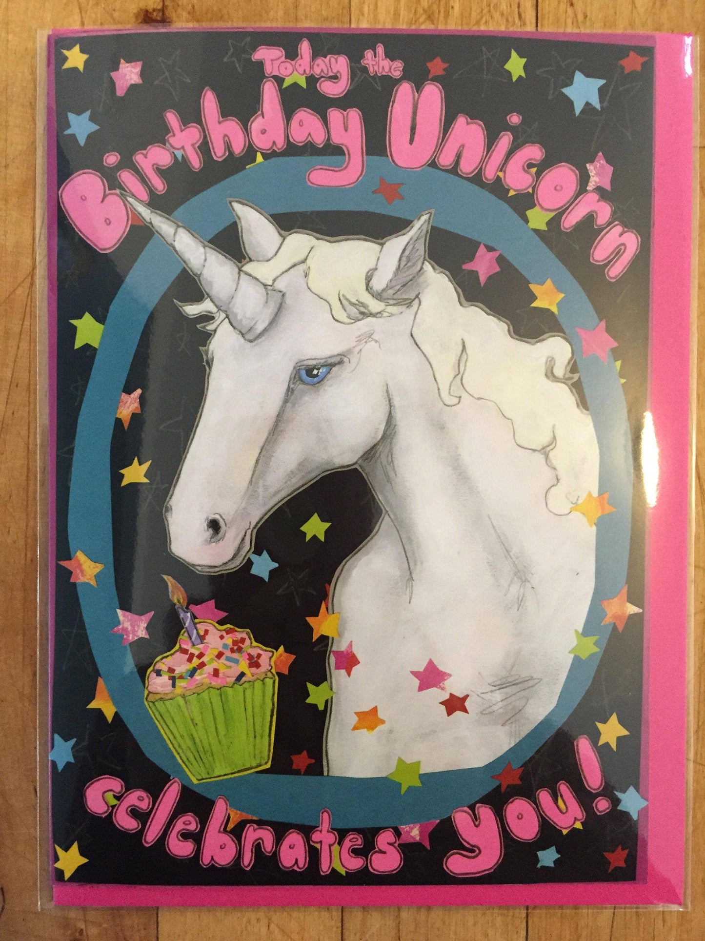 Celebration Unicorn Birthday Card