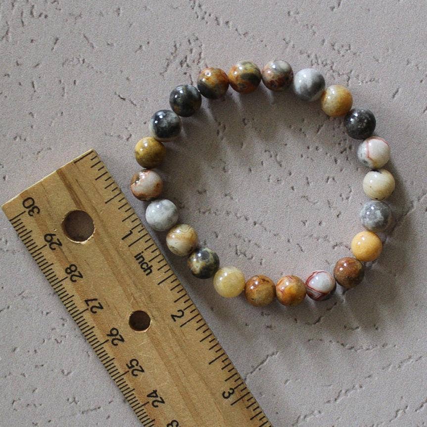 Crazy Lace Agate Bracelet