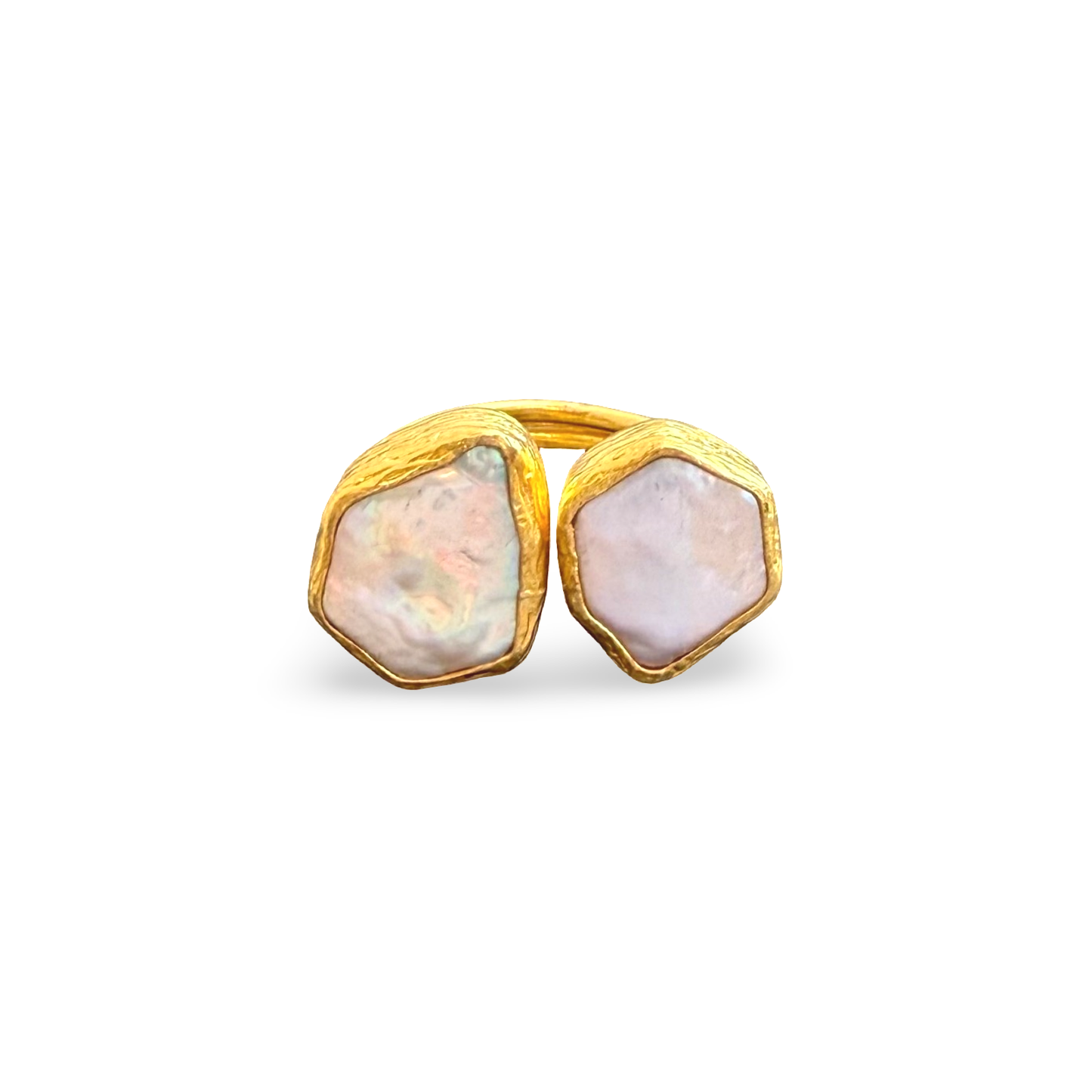 Aqua/Pearl Ring