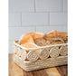 Palm Medallion Bread Basket