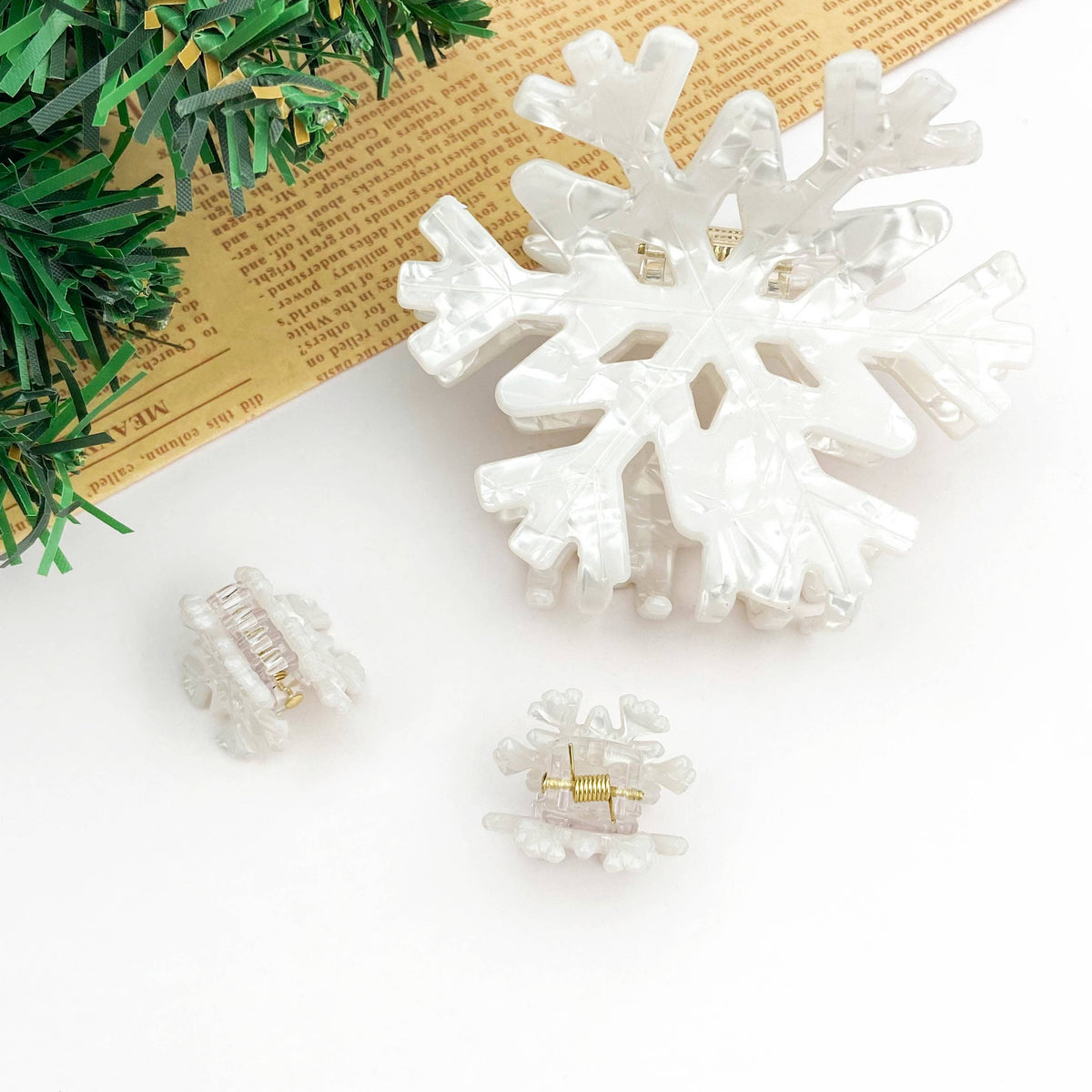 Snowflake Hair Claw