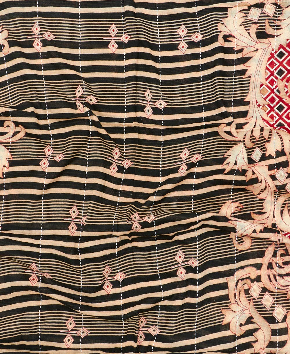 Kantha Long Scarf