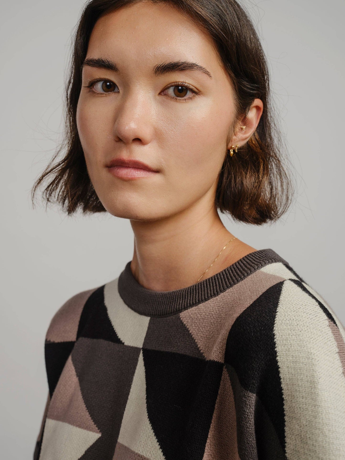 Calder Sweater Tee - Flint