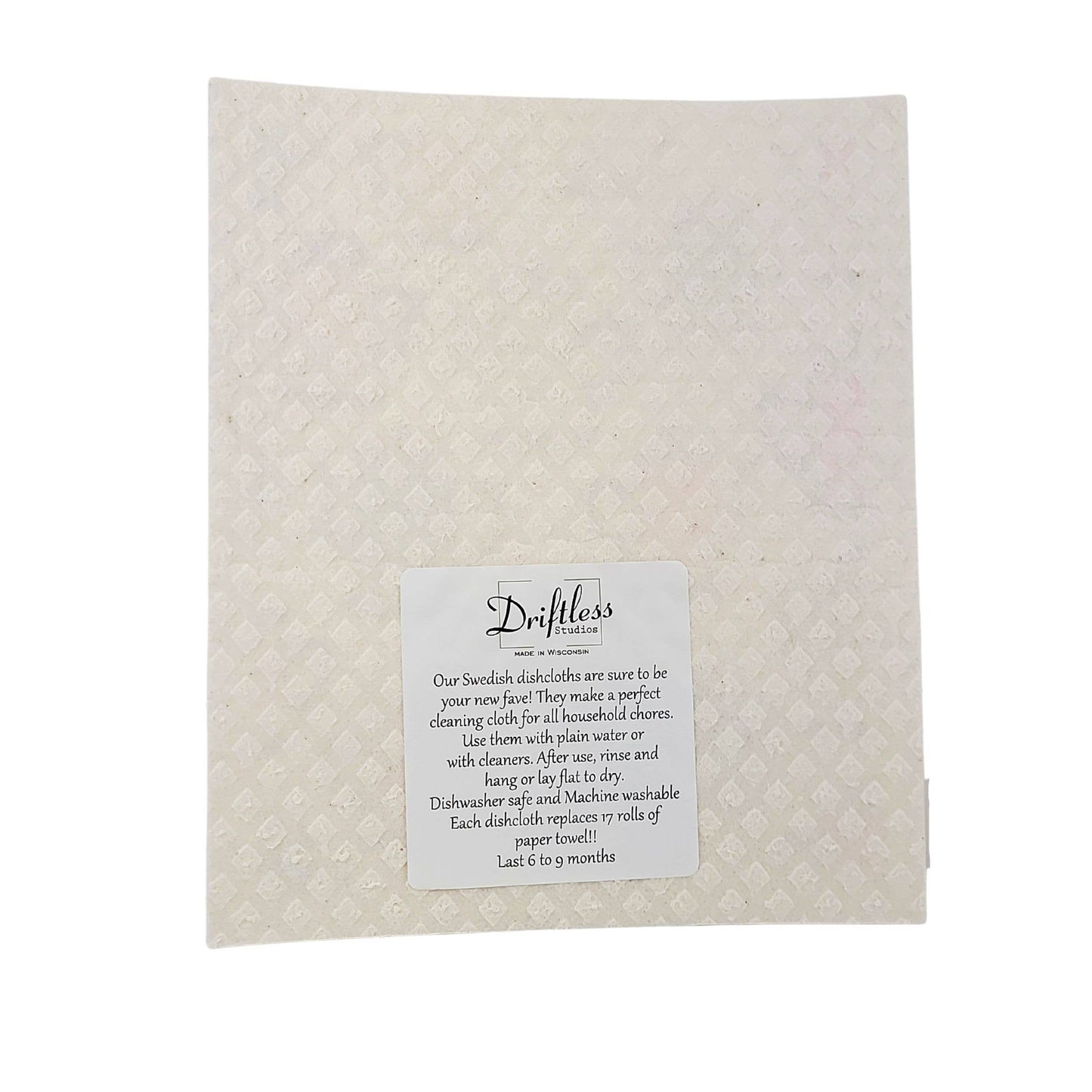Lavender Patterned Swedish Dishcloth
