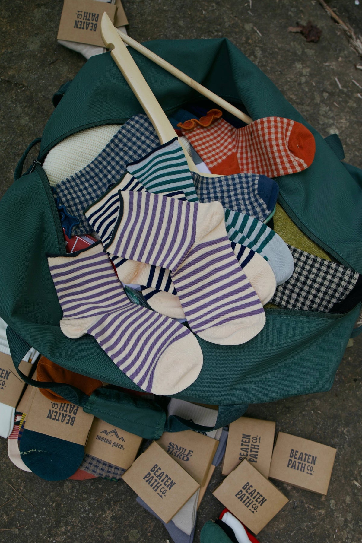 Violet Meadow Socks