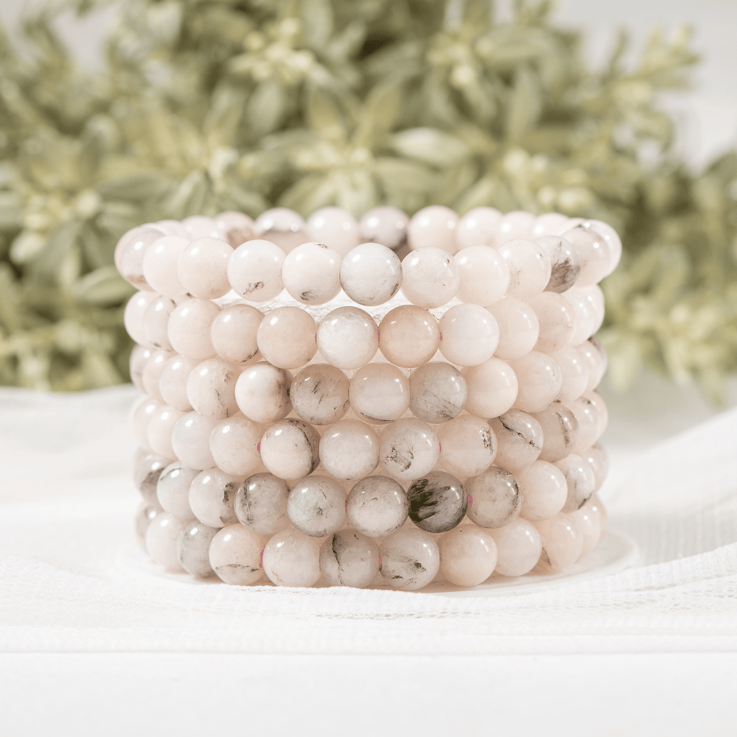Pink Opal Gemstone Bracelet