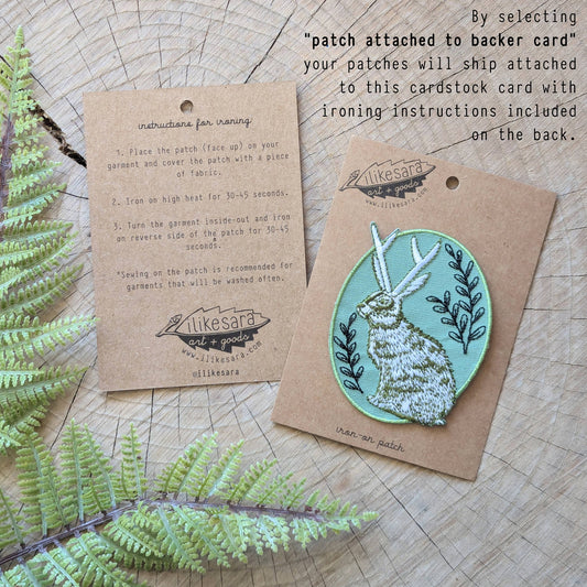 Slow Down Snail Iron on Patch