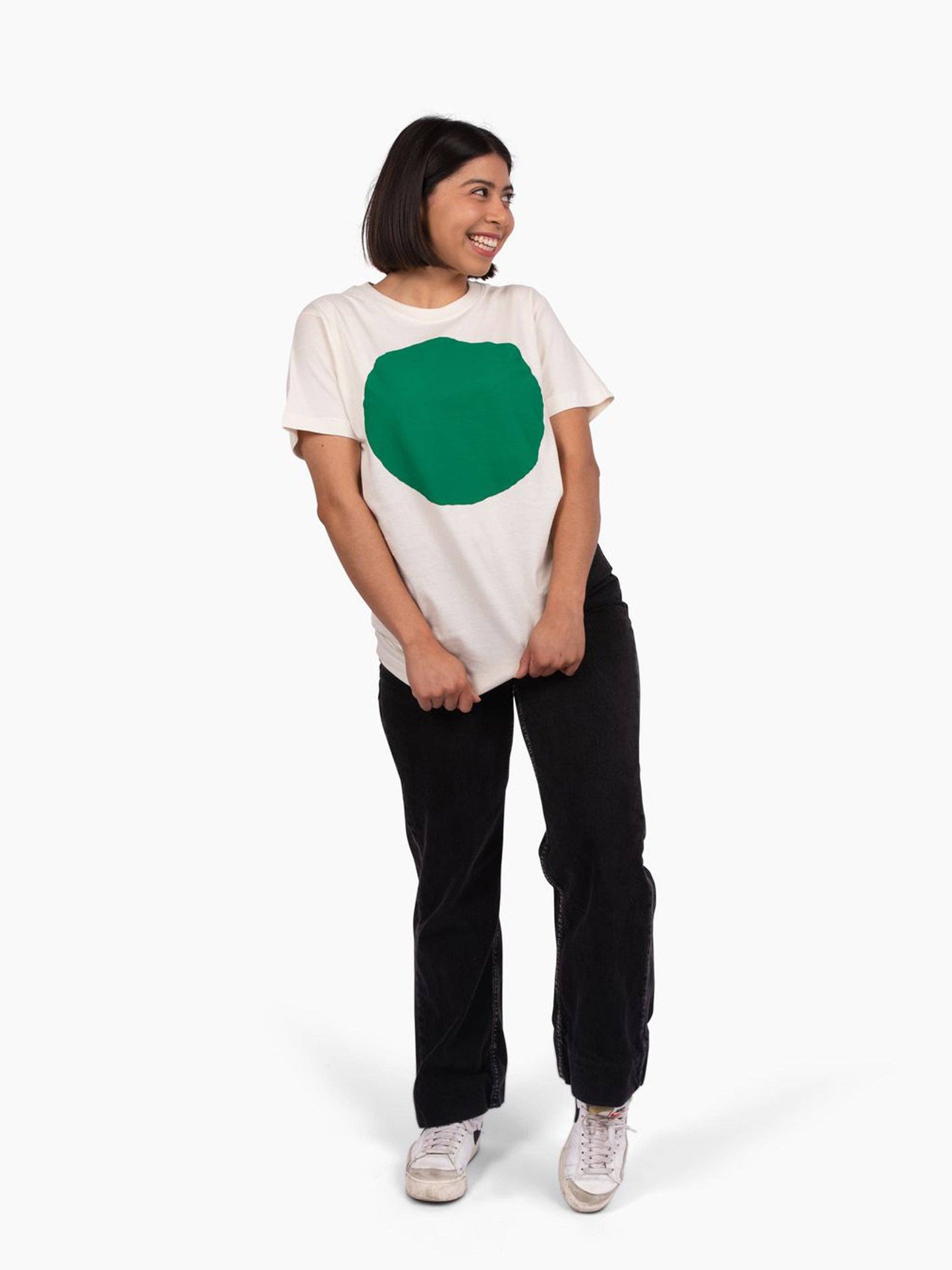 Camiseta circular - Kelly Green