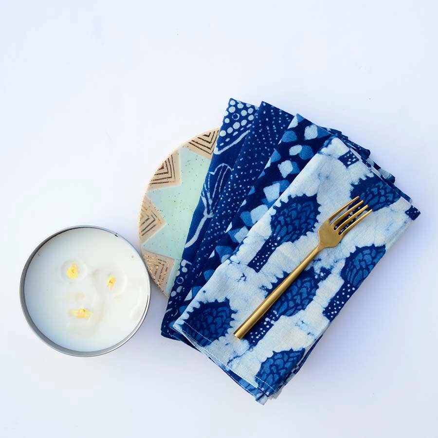 Mix + Match Indigo Napkins (Set of 4)