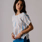 Hanna Top - Handpainted Stripe