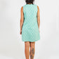 Away-Kleid mit Biesen, Aqua Ikat