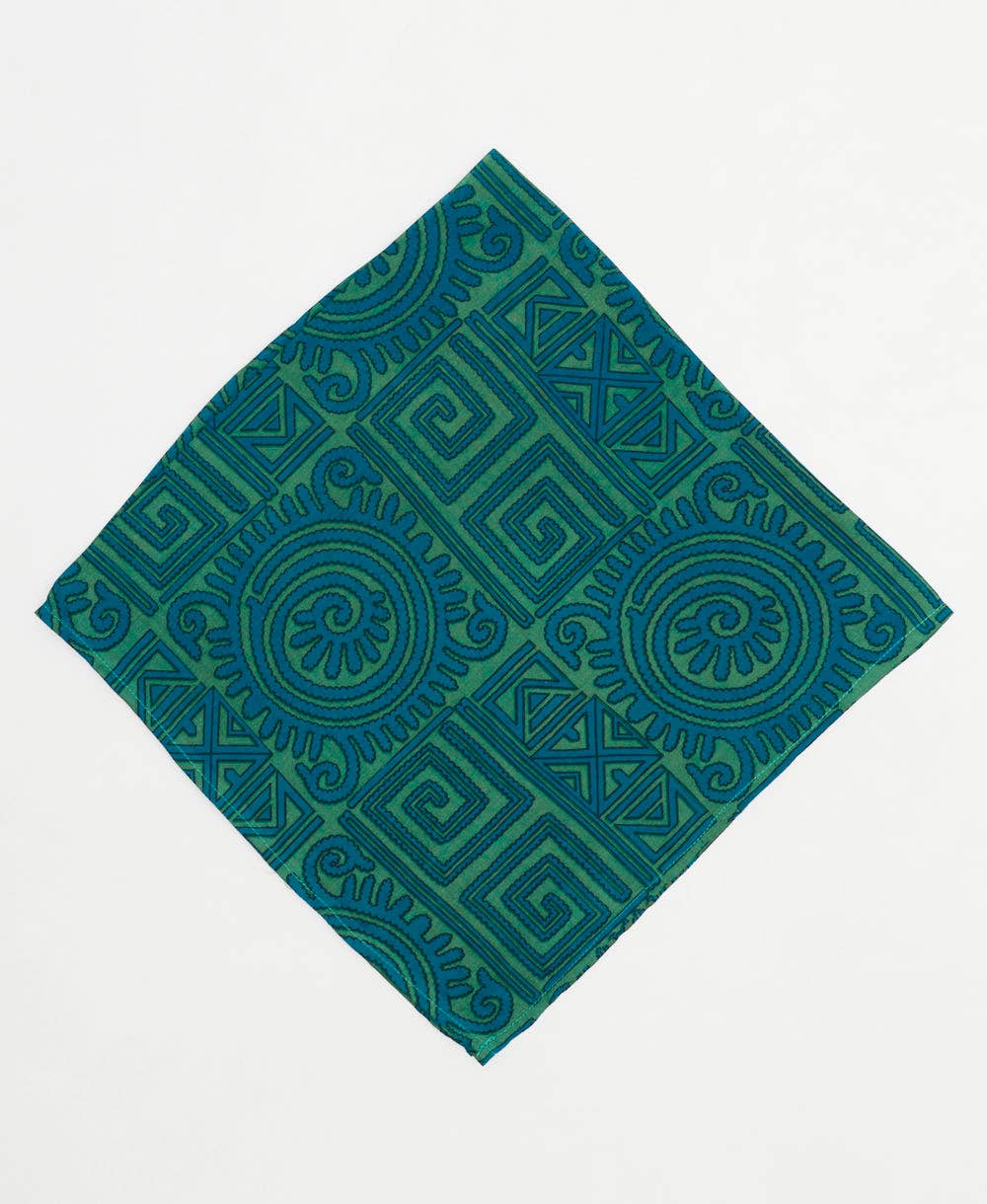 Vintage Silk Bandana - No. 250407
