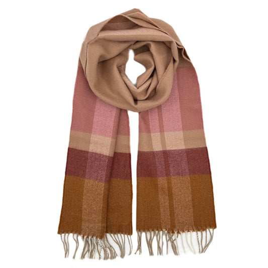 100% Baby Alpaca Scarf - Mocha Mousse