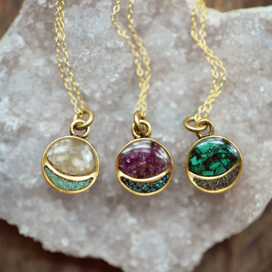 Mini Full Moon Necklace