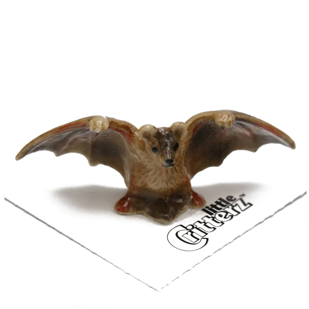 Brown Bat Porcelain Miniature