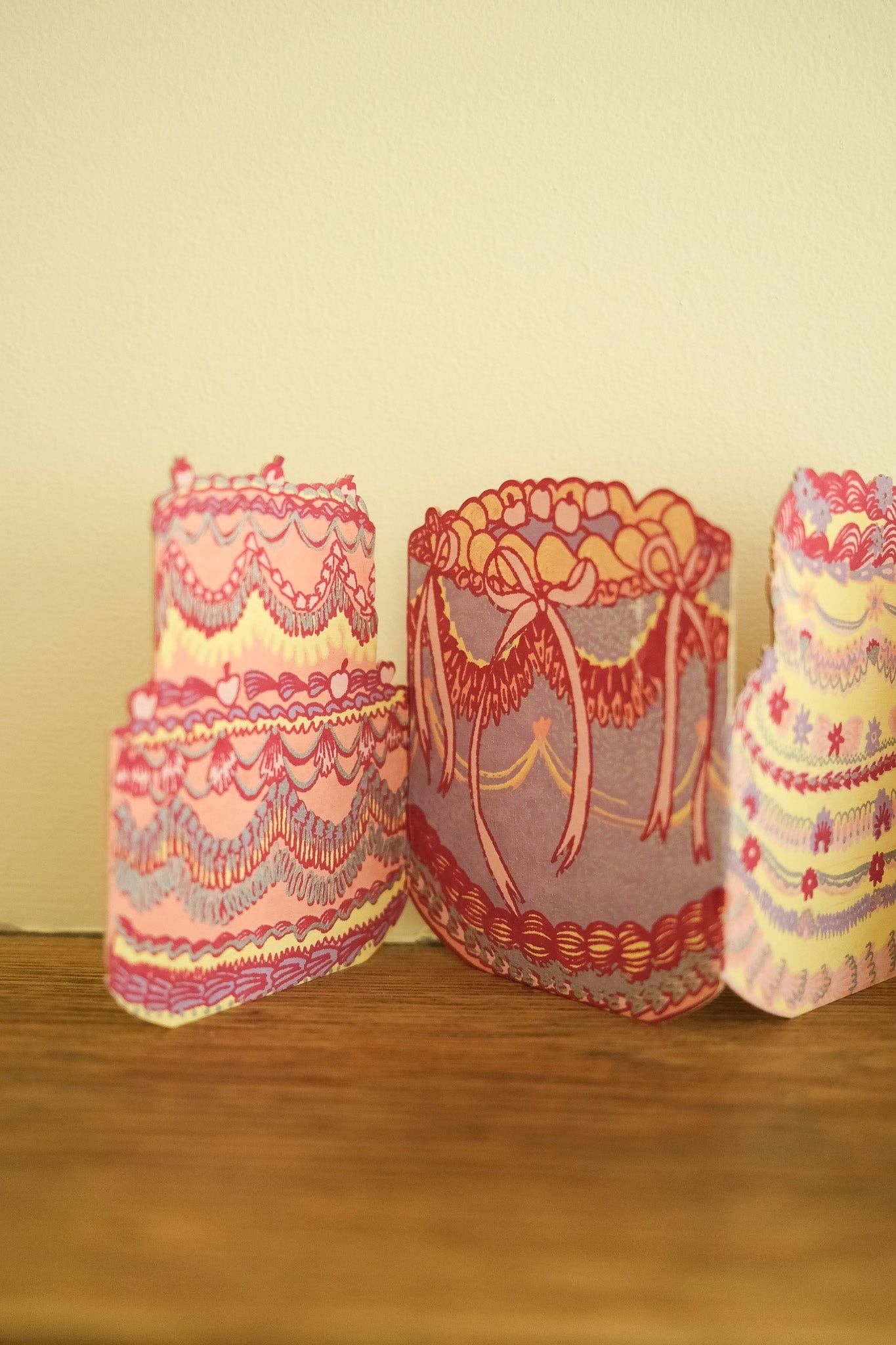 Birthday Cake Concertina Card