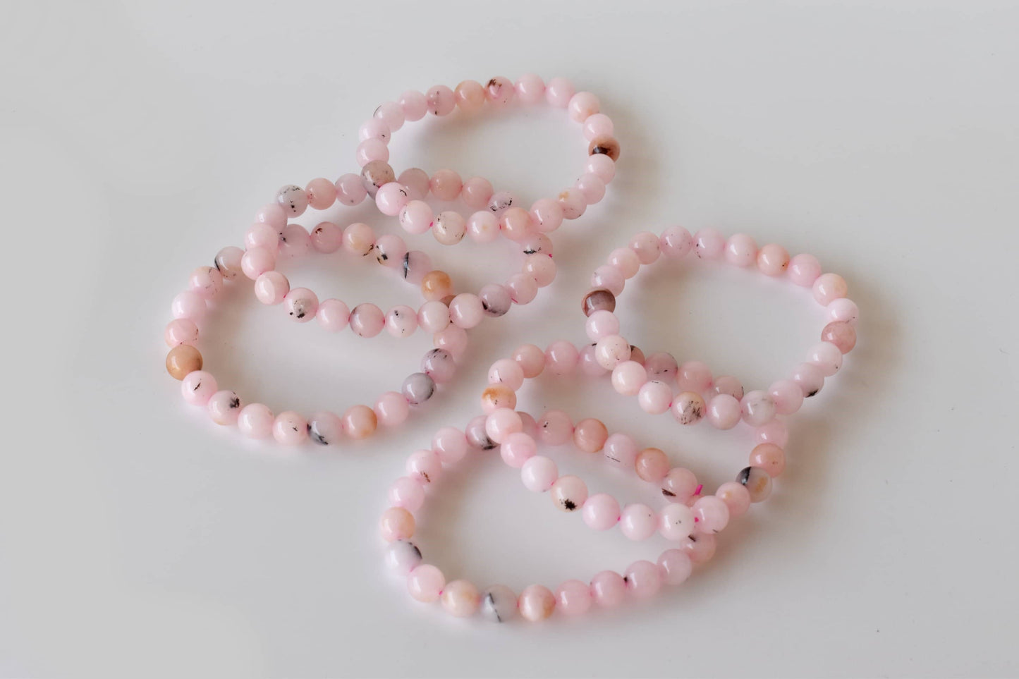Pink Opal Gemstone Bracelet